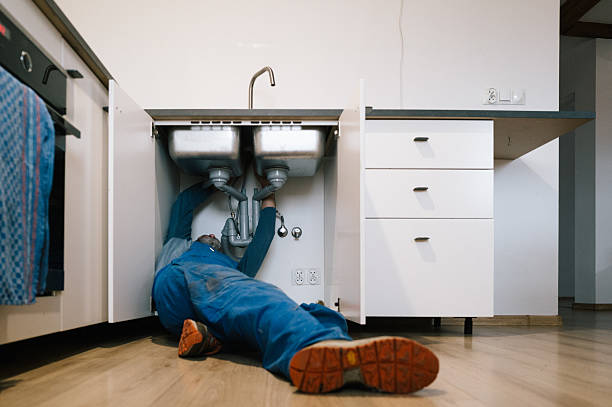 Professional Plumbing technician working in Camby, IN
